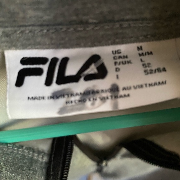 Fila Men's Charcoal Gray Lightweight Jacket - Picture 4 of 4